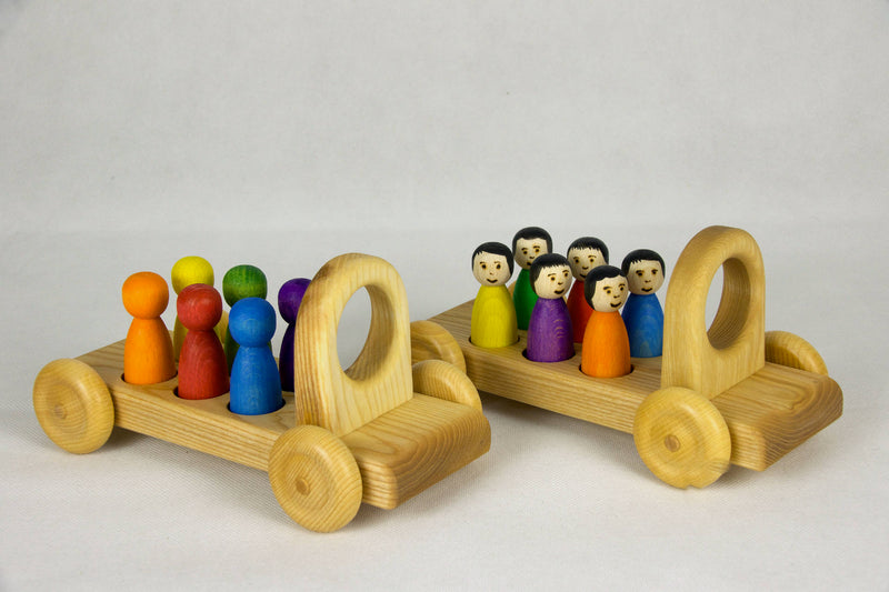 Autos zum Stecken und Schieben