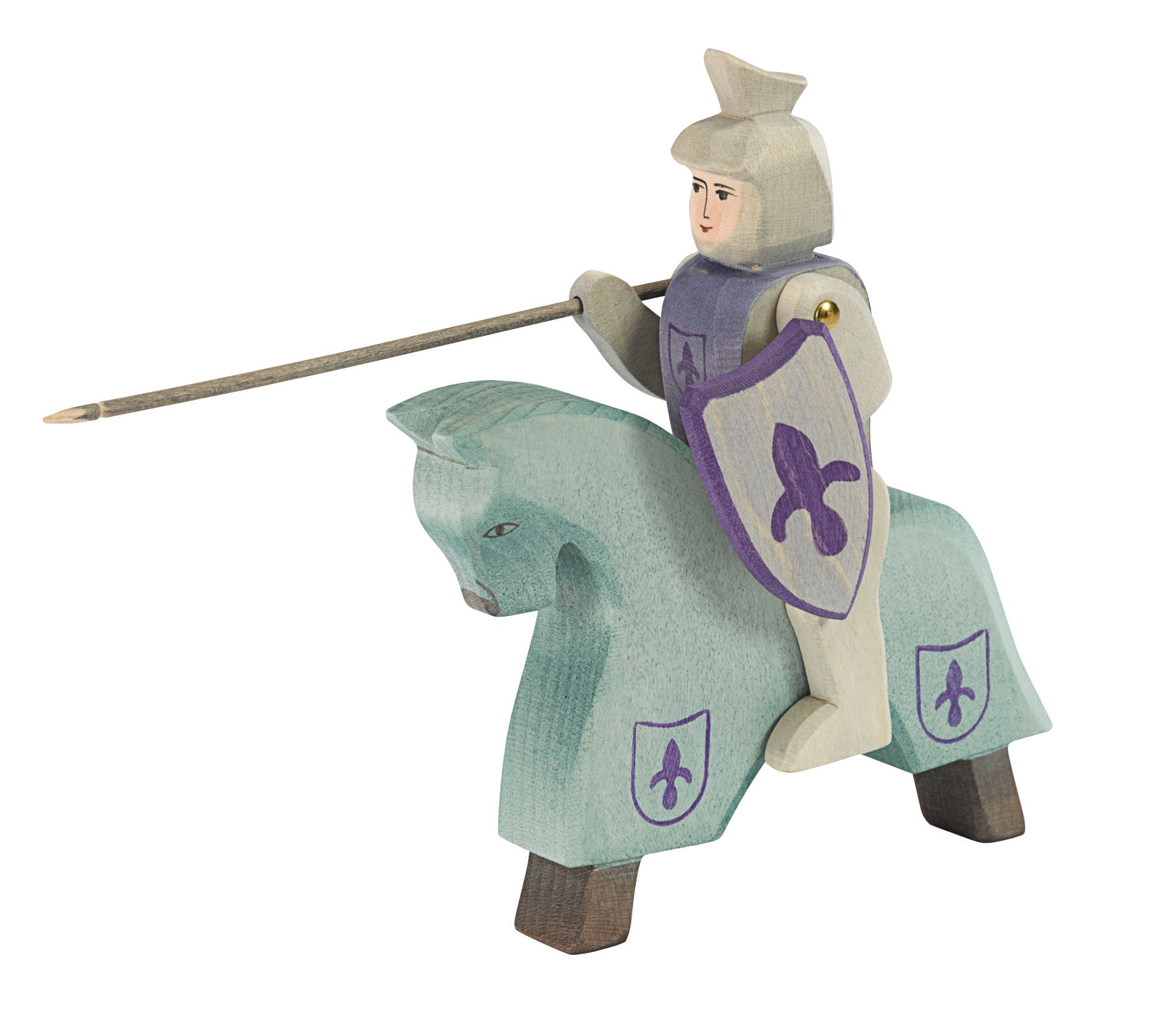 2750 Ostheimer Ritter reitend blau