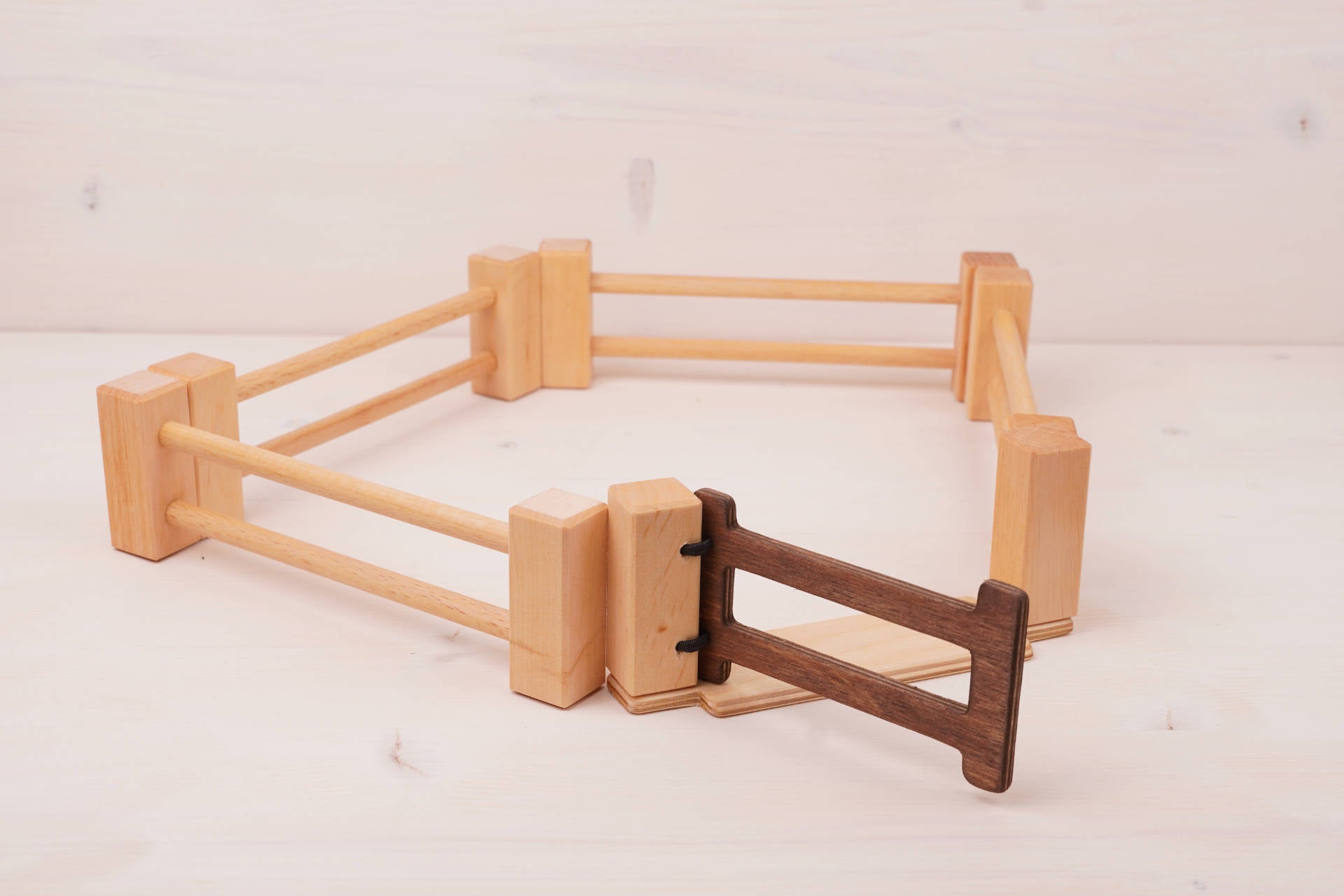 Garten-Tor mit Set mit Zäunen klein