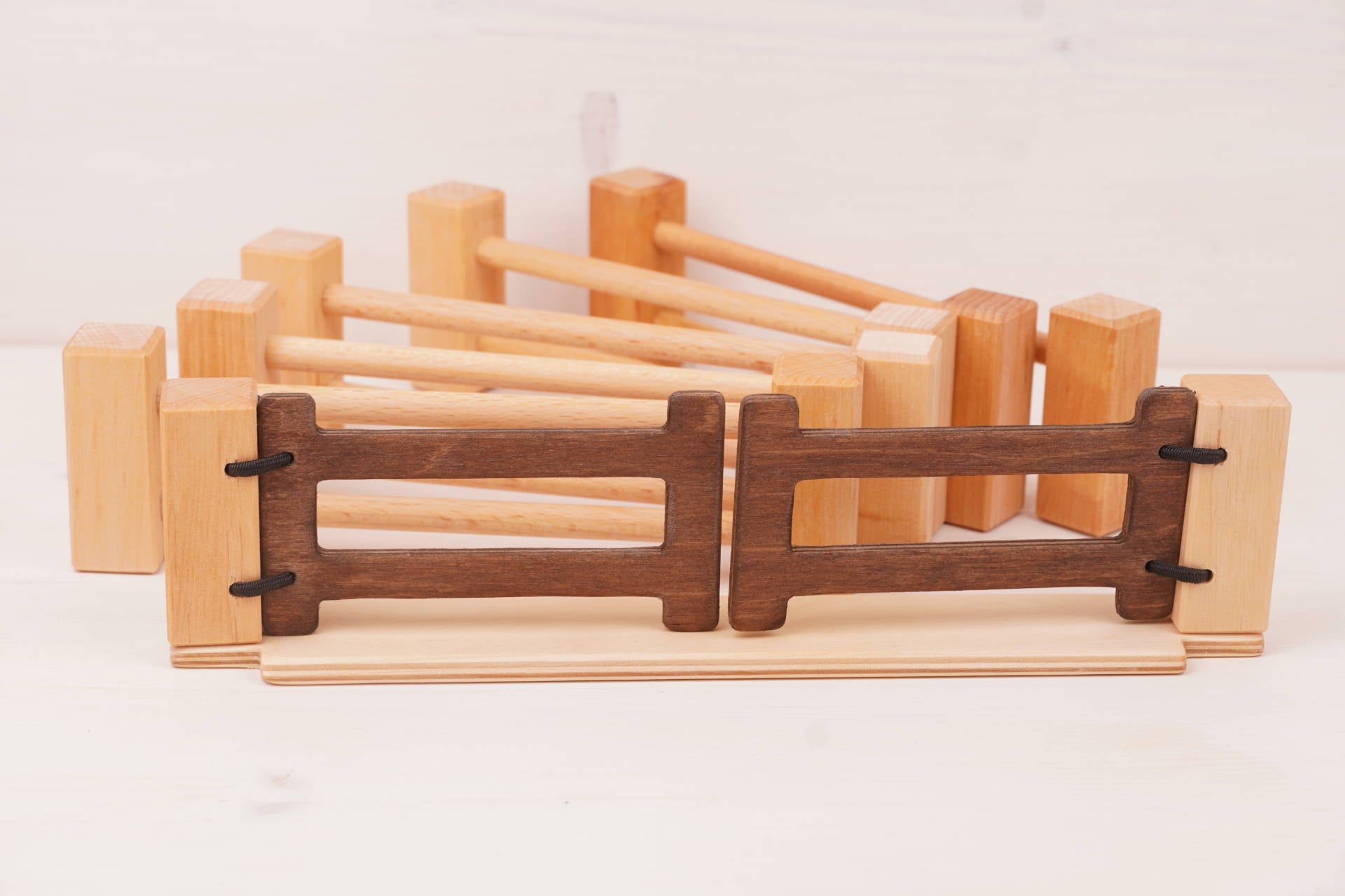 Set Garten-Tor mit Zäunen groß