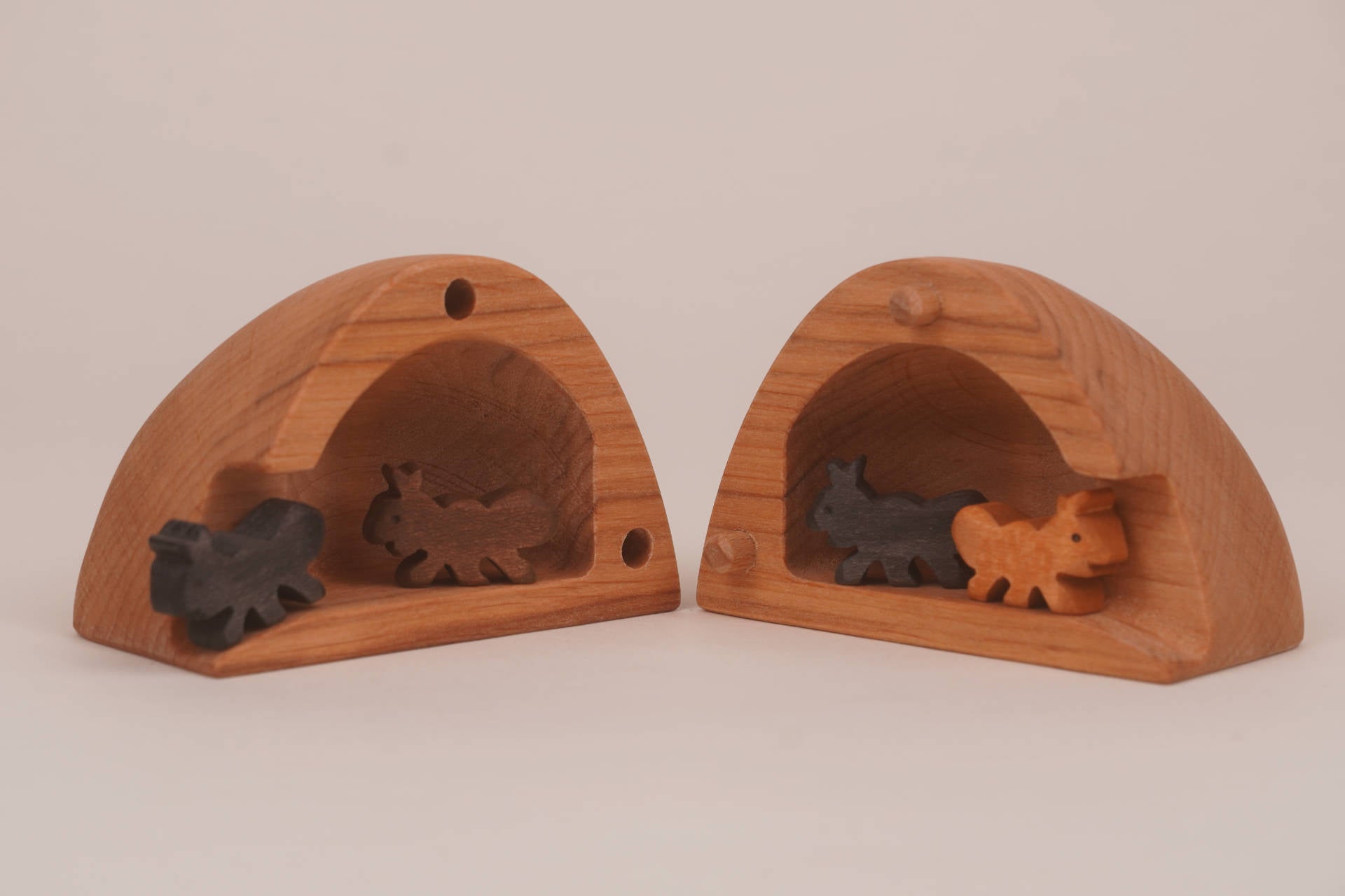 Set: Ameisenhügel geölt mit 4 Ameisen