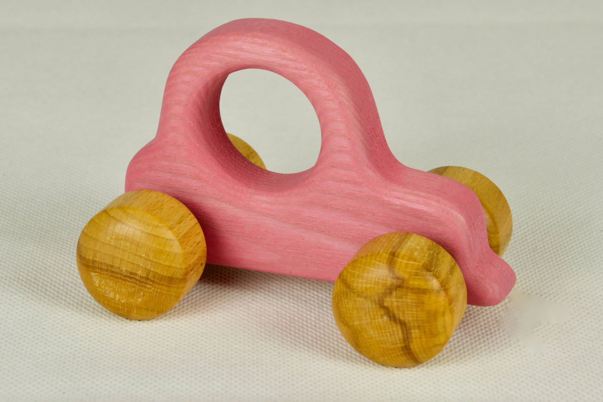 Auto zum Schieben rosa