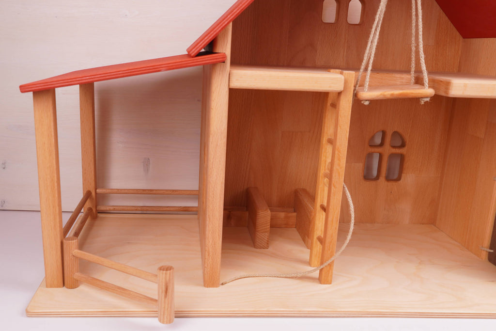 Bauernhof maxi mit Aufzug Baum und Zäunen