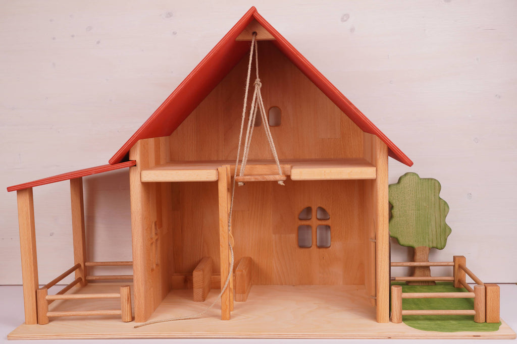 Bauernhof maxi mit Aufzug Baum und Zäunen