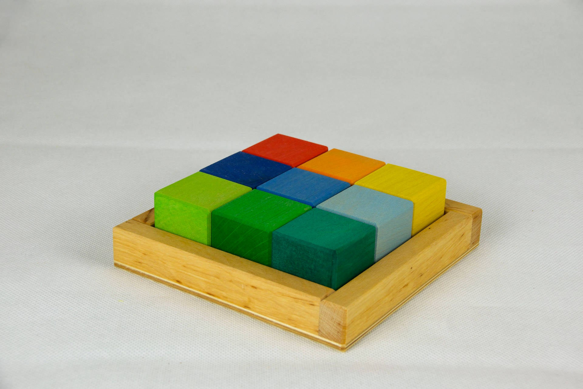 Baukasten 9 Würfel bunt