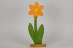 Blume groß orange
