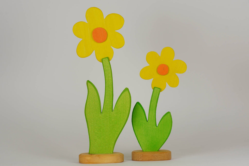 Blume groß gelb