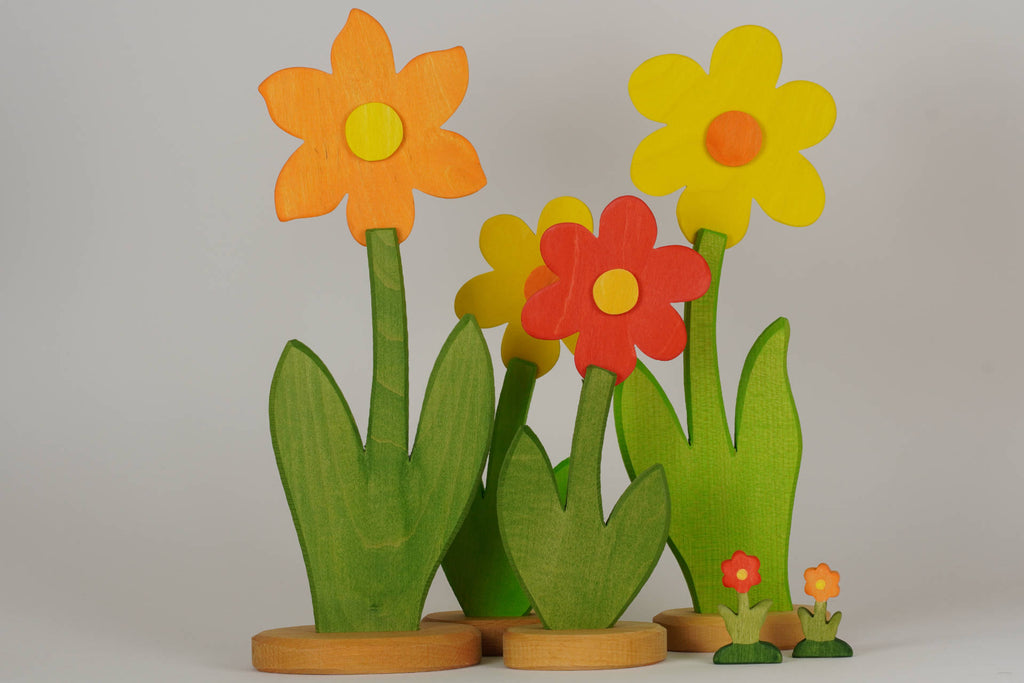 Blume groß gelb
