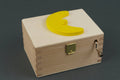 Schatzkiste Mond mit Spielwerk