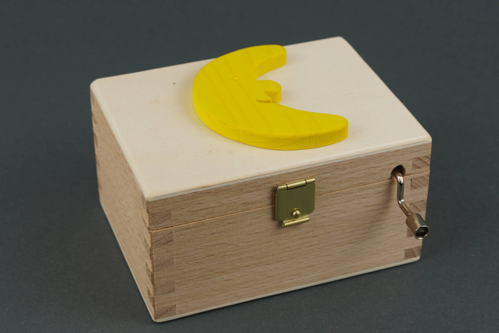 Schatzkiste Mond mit Spielwerk