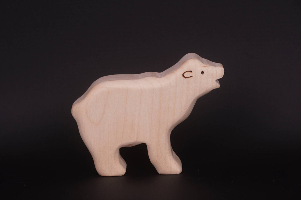 Eisbär groß Kopf oben