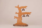 Fledermaus-Baum mit 3 hängenden Fledermäusen