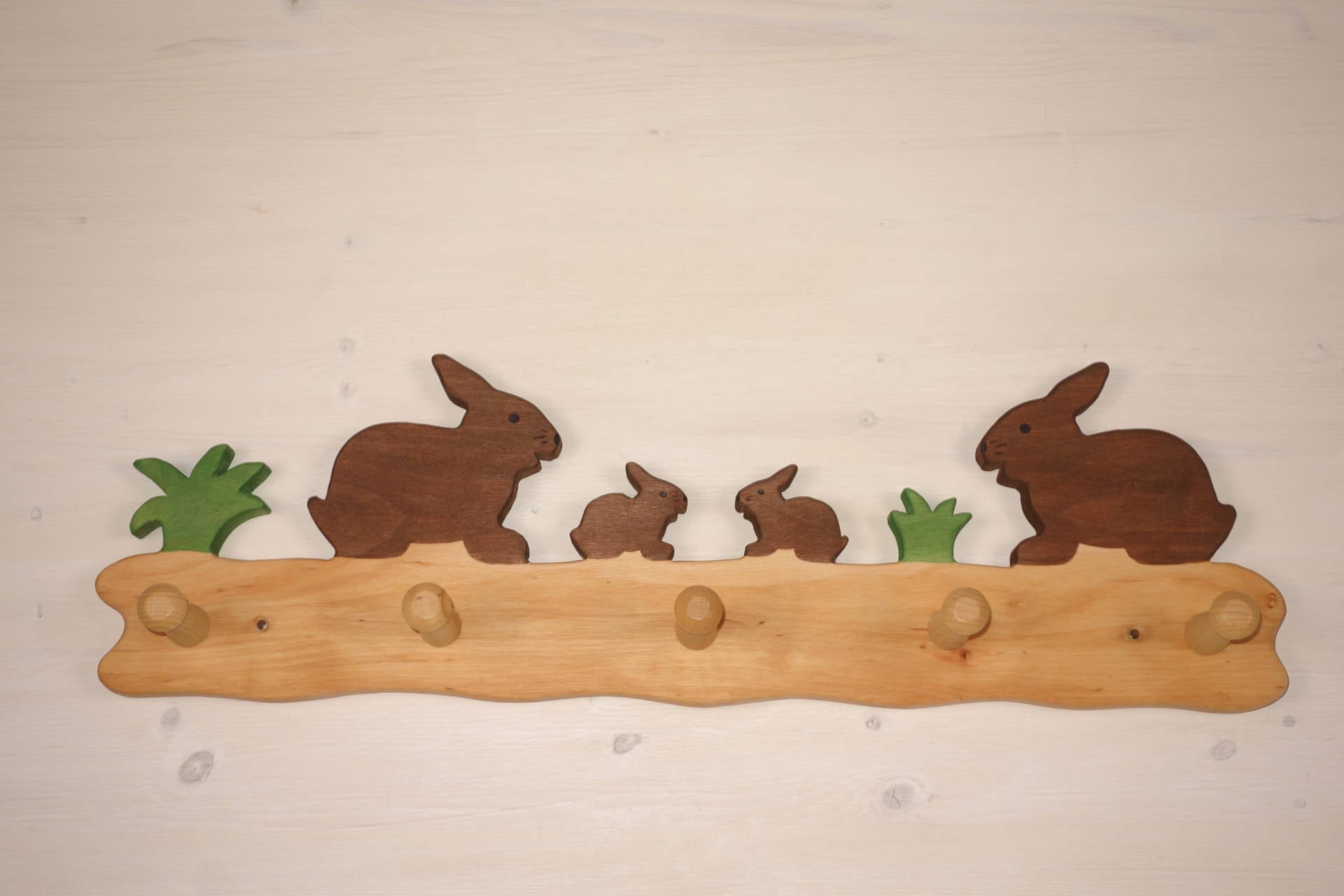 Garderobe Hasen 5 Haken