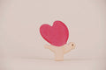 Stecker Schmetterling pink