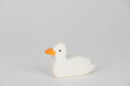 Ente weiß schwimmend