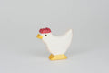 Huhn weiß stehend