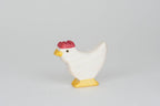 Huhn weiß stehend