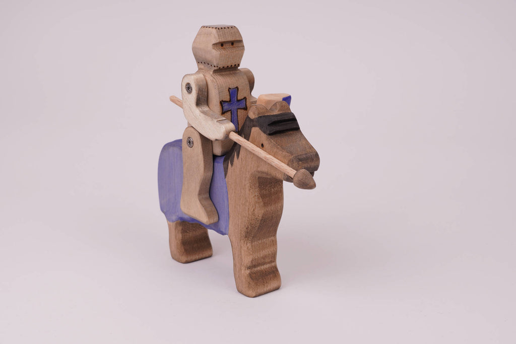 Kreuz-Ritter reitend blau