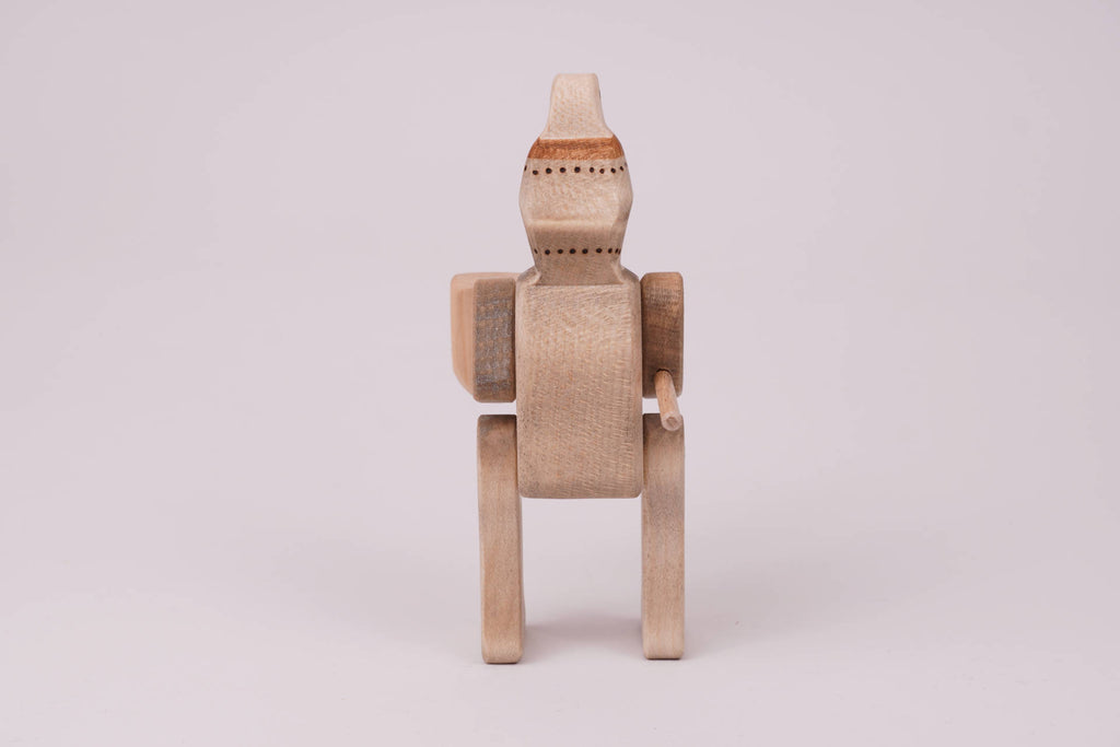 Ritter mit Adlerhelm blau