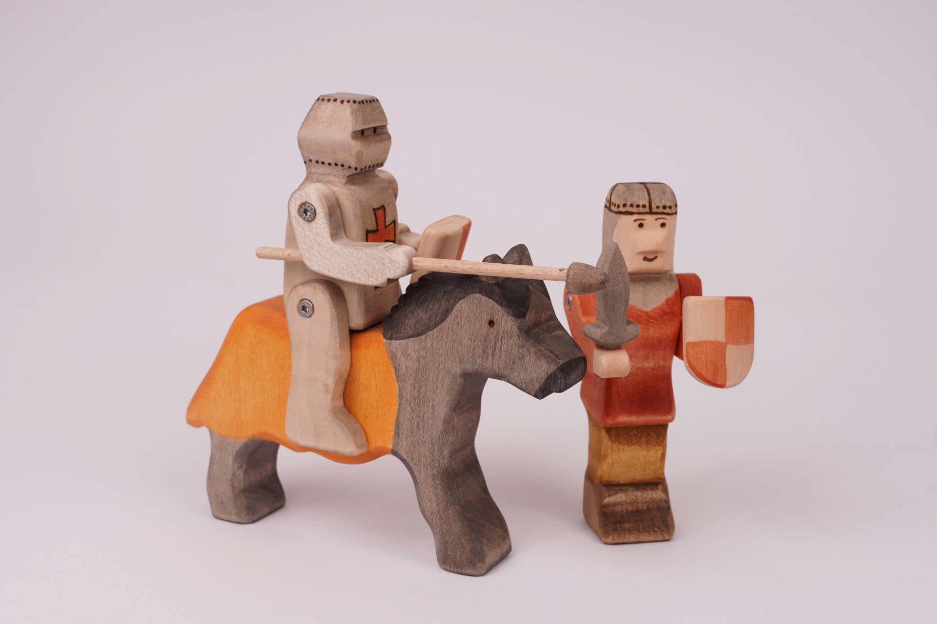 Kreuz-Ritter reitend rot