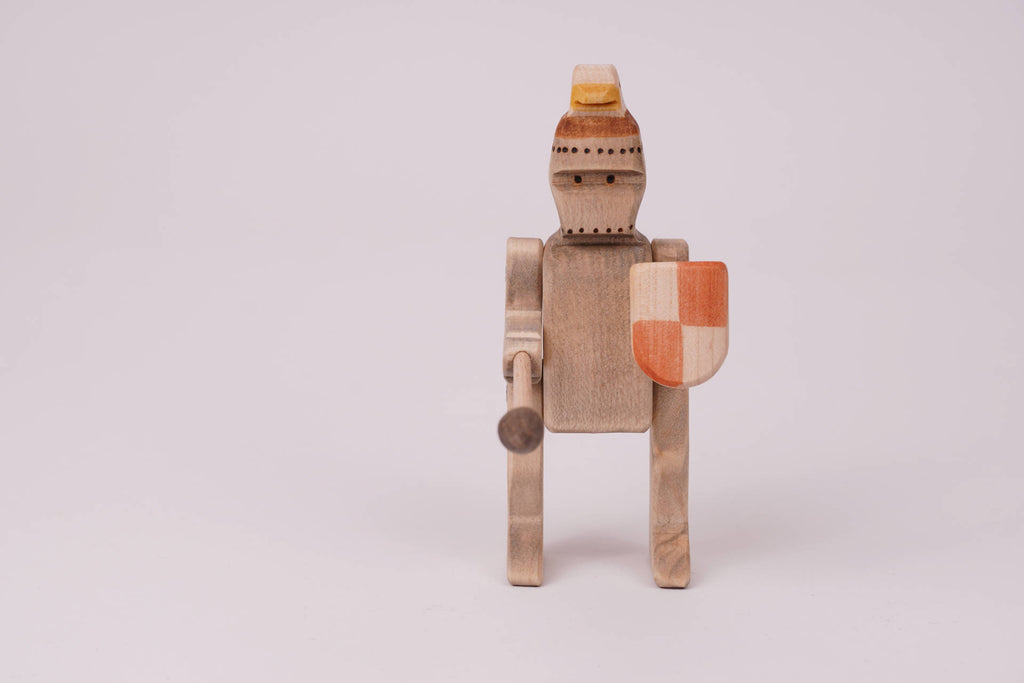 Ritter mit Adlerhelm rot