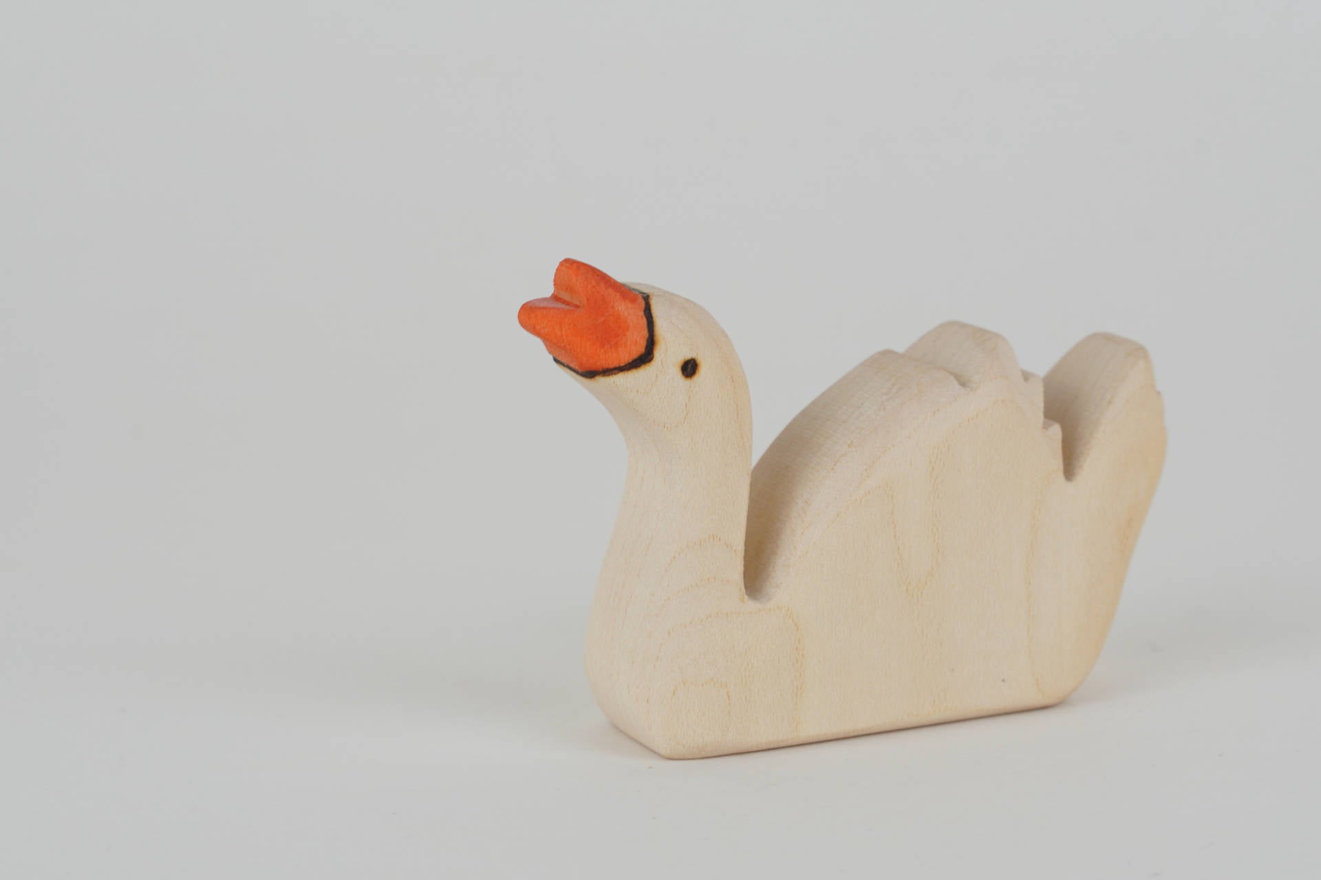 Schwan groß schreiend