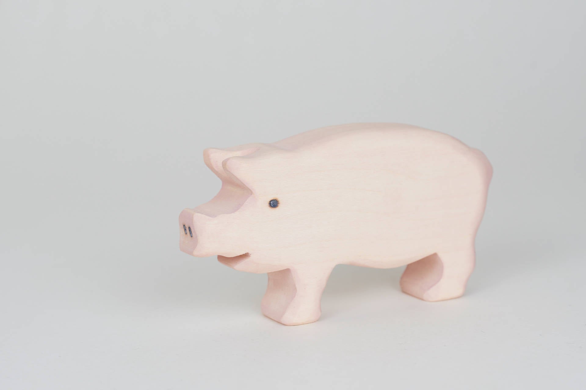 Schwein groß stehend