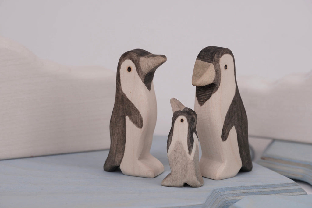 Pinguin groß Kopf unten