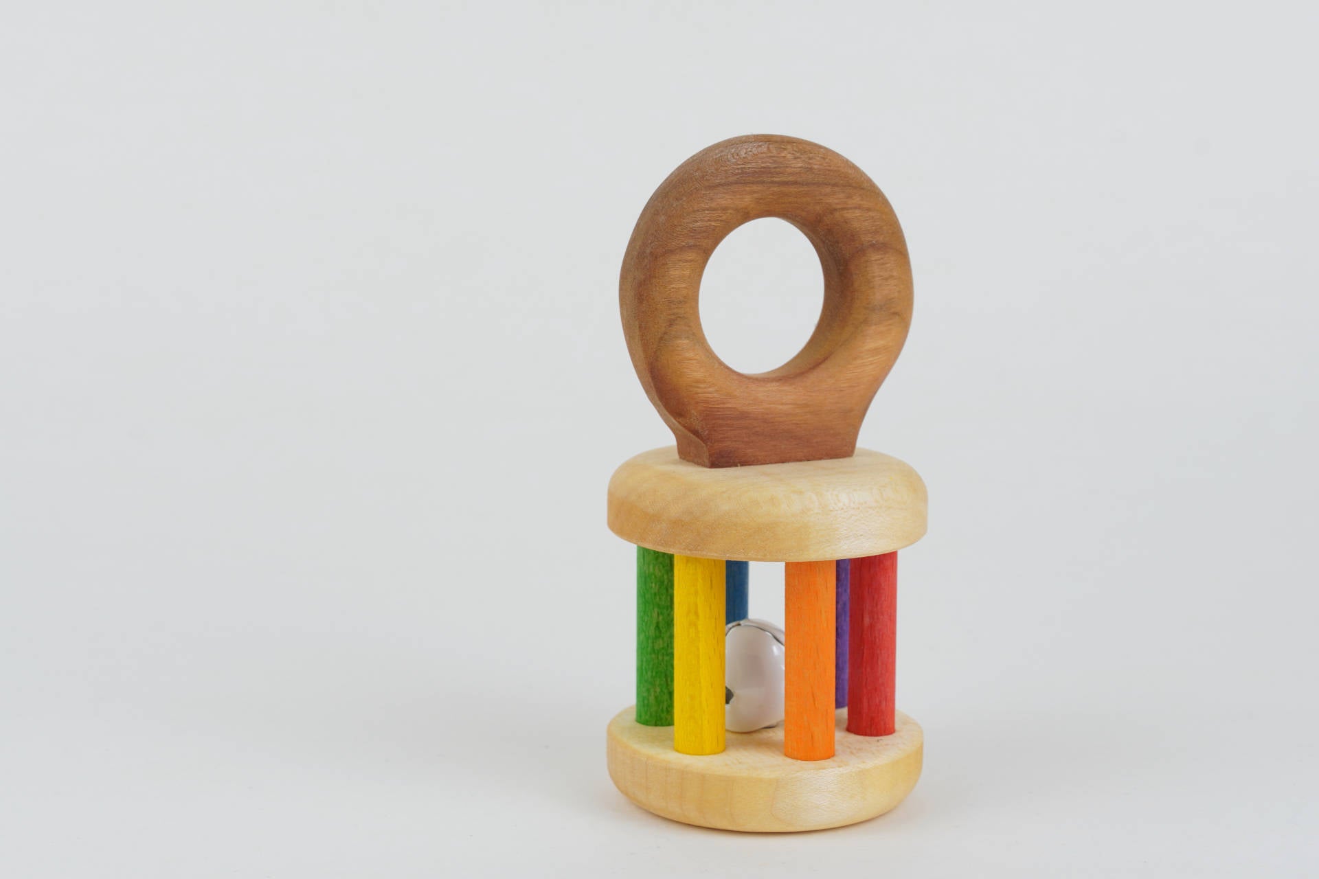 Rassel mit Griff bunt