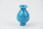 Stecker Keramik-Vase hellblau