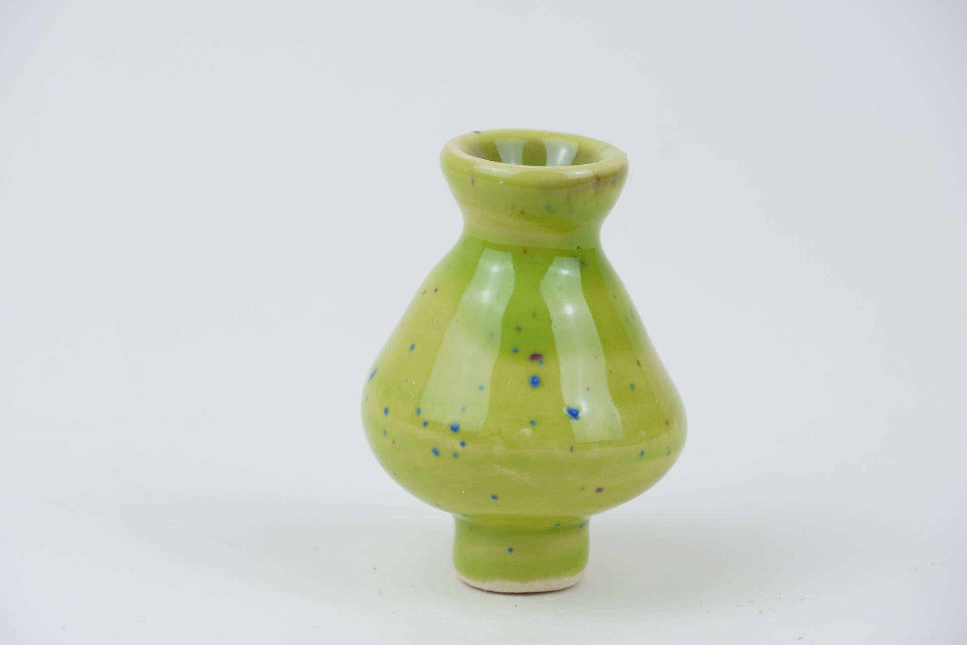 Stecker Keramik-Vase grün