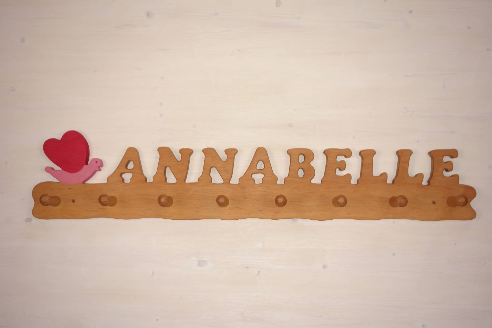 Garderobe Annabelle mit Schmetterling 8 Haken