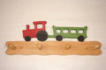 Garderobe Traktor mit Anhänger 4 Haken