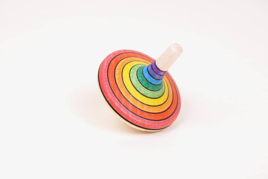 Mader Streifenkreisel groß Regenbogen rot