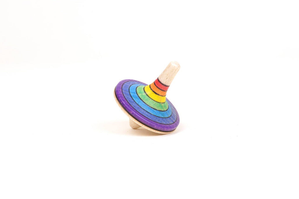 Mader Streifenkreisel klein Regenbogen blau