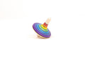Mader Streifenkreisel klein Regenbogen blau