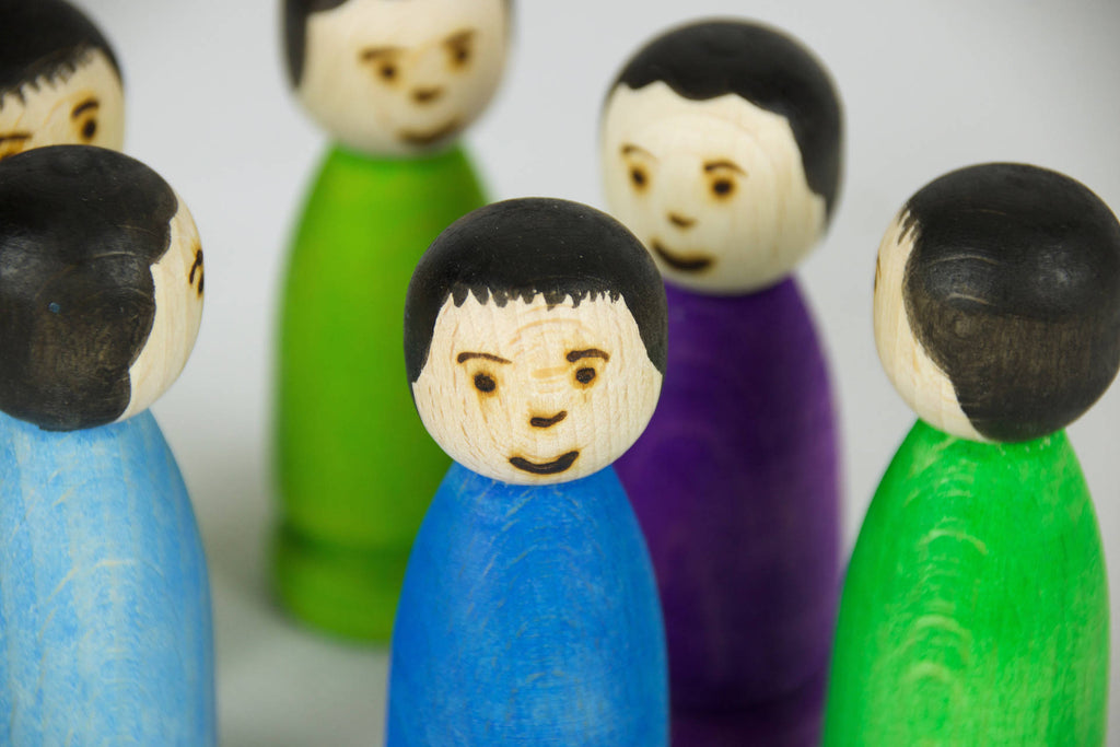 Steckleiste Blau-Töne