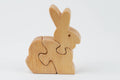 Puzzletier Hase klein Erle