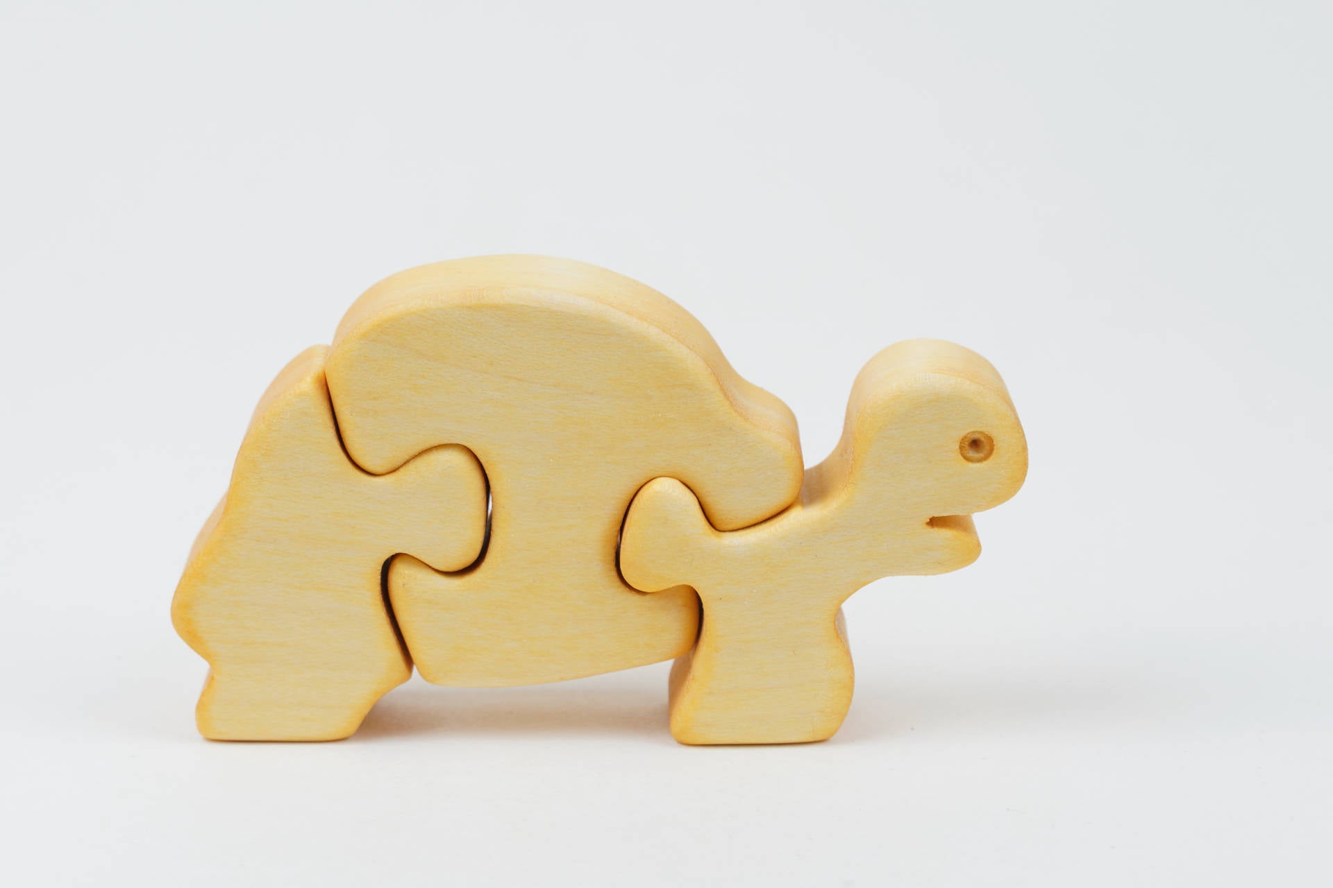 Puzzletier Schildkröte hell