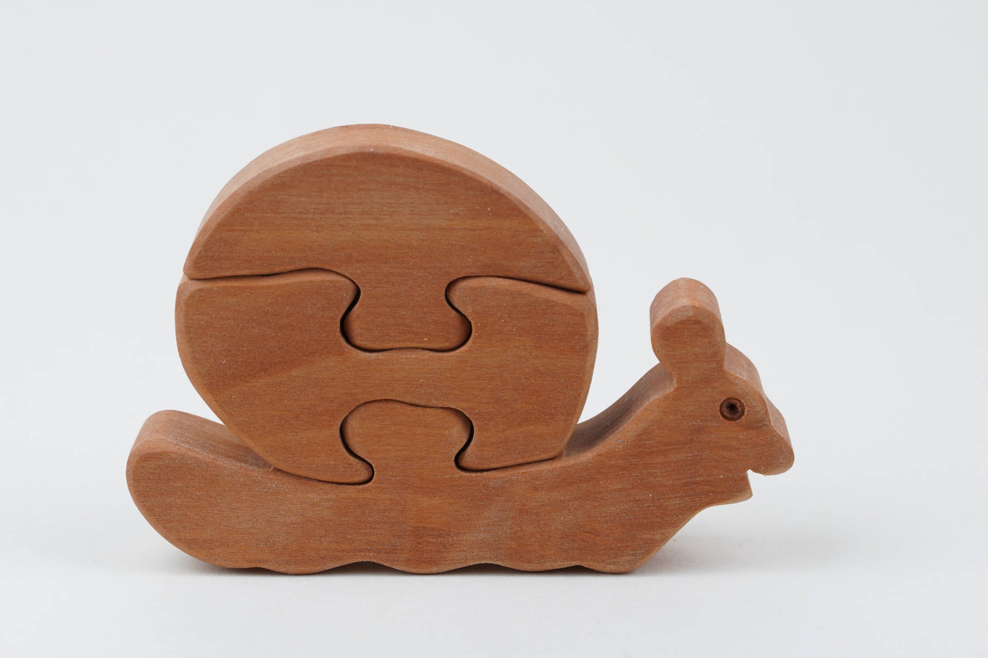 Puzzletier Schnecke geölt