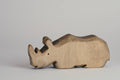 Nashorn groß liegend