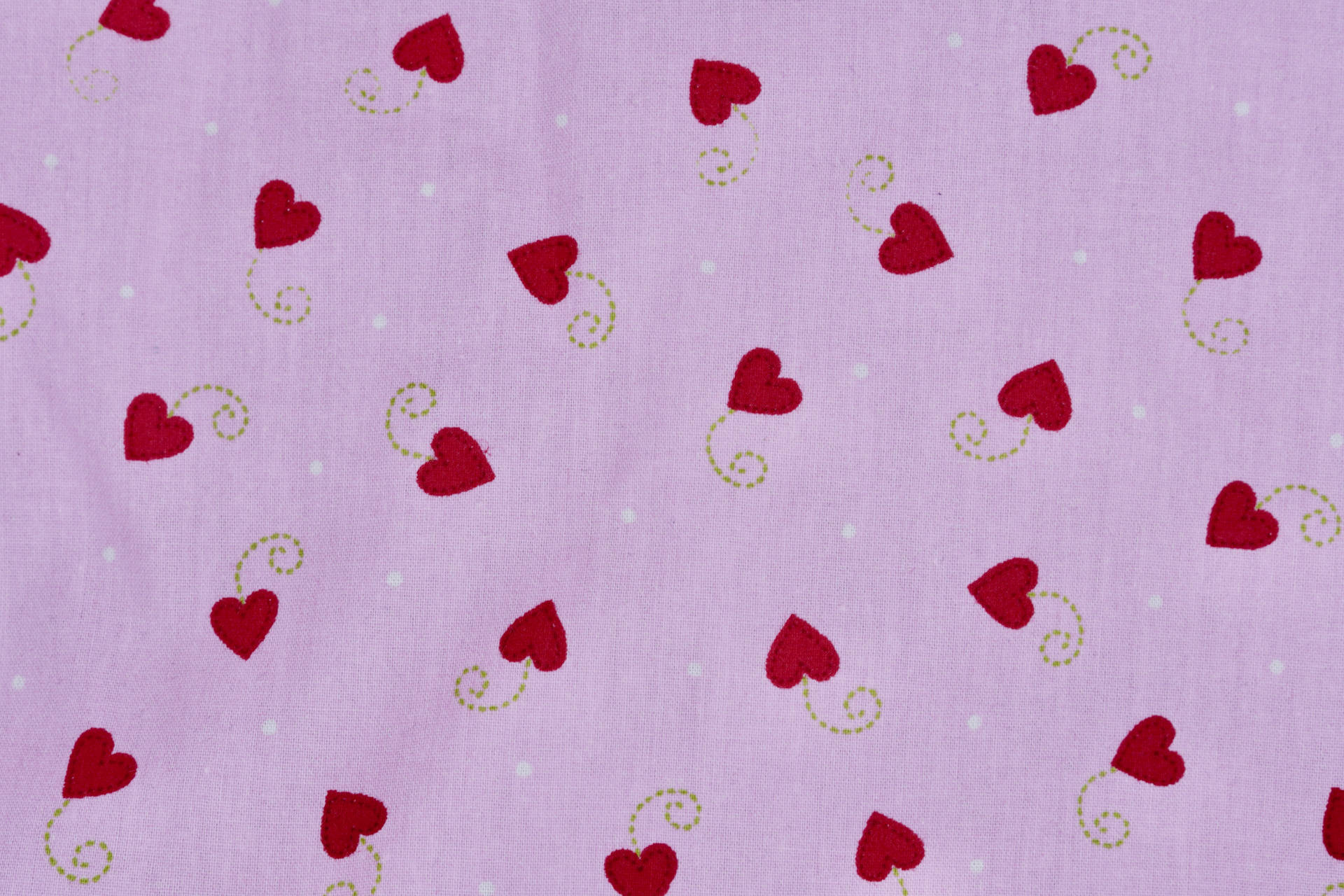 Puppen-Bettzeug 2-teilig Herzchen