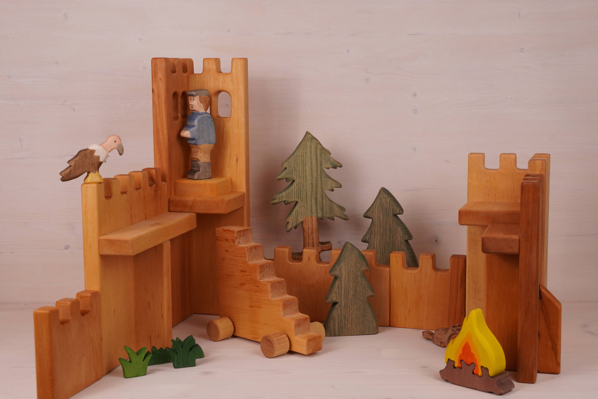 Turm-Ecke 38 cm hoch 10x10 cm