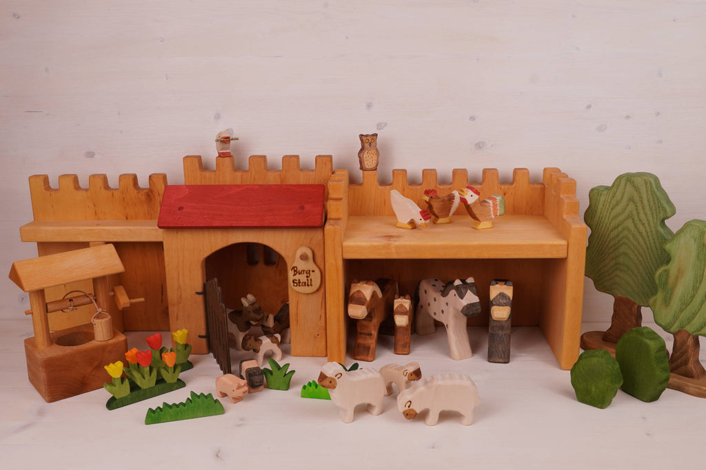 Pferdestall Höhe 22 cm 30x16 cm