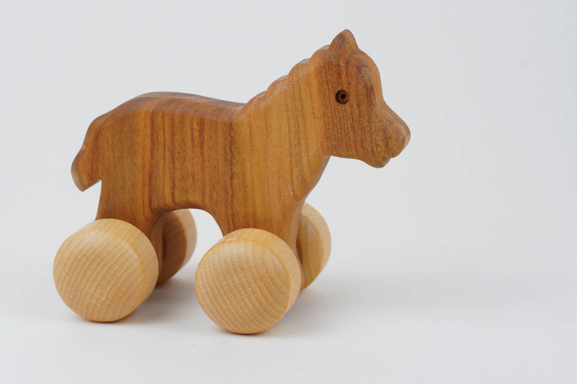 Rolltier Pferd in Kirsche