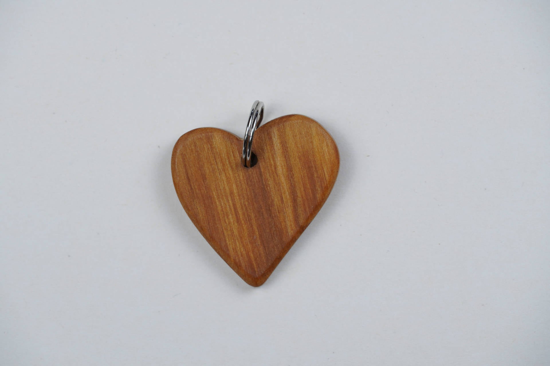 Herz Schlüssel-Anhänger klein Kirsche