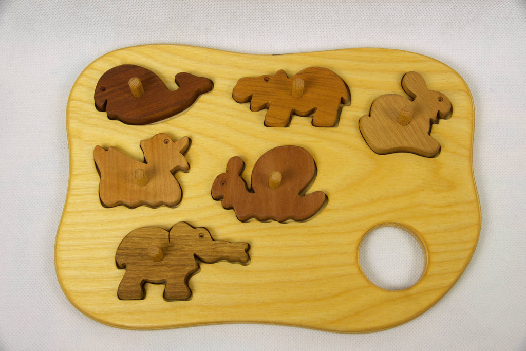 Steckpuzzle natur