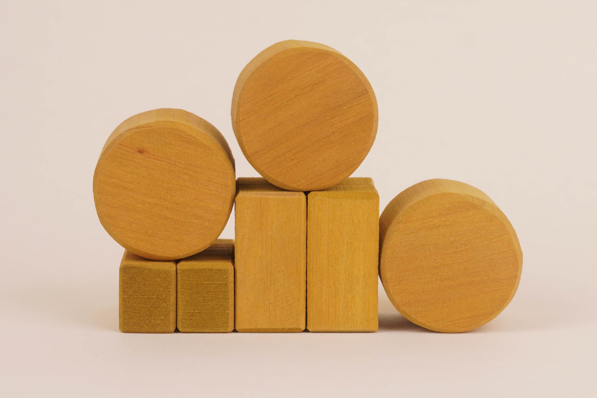 Strohballen rund 3-er Set