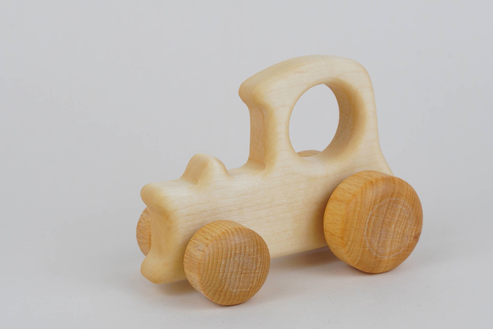 Traktor Ahorn geölt zum Schieben