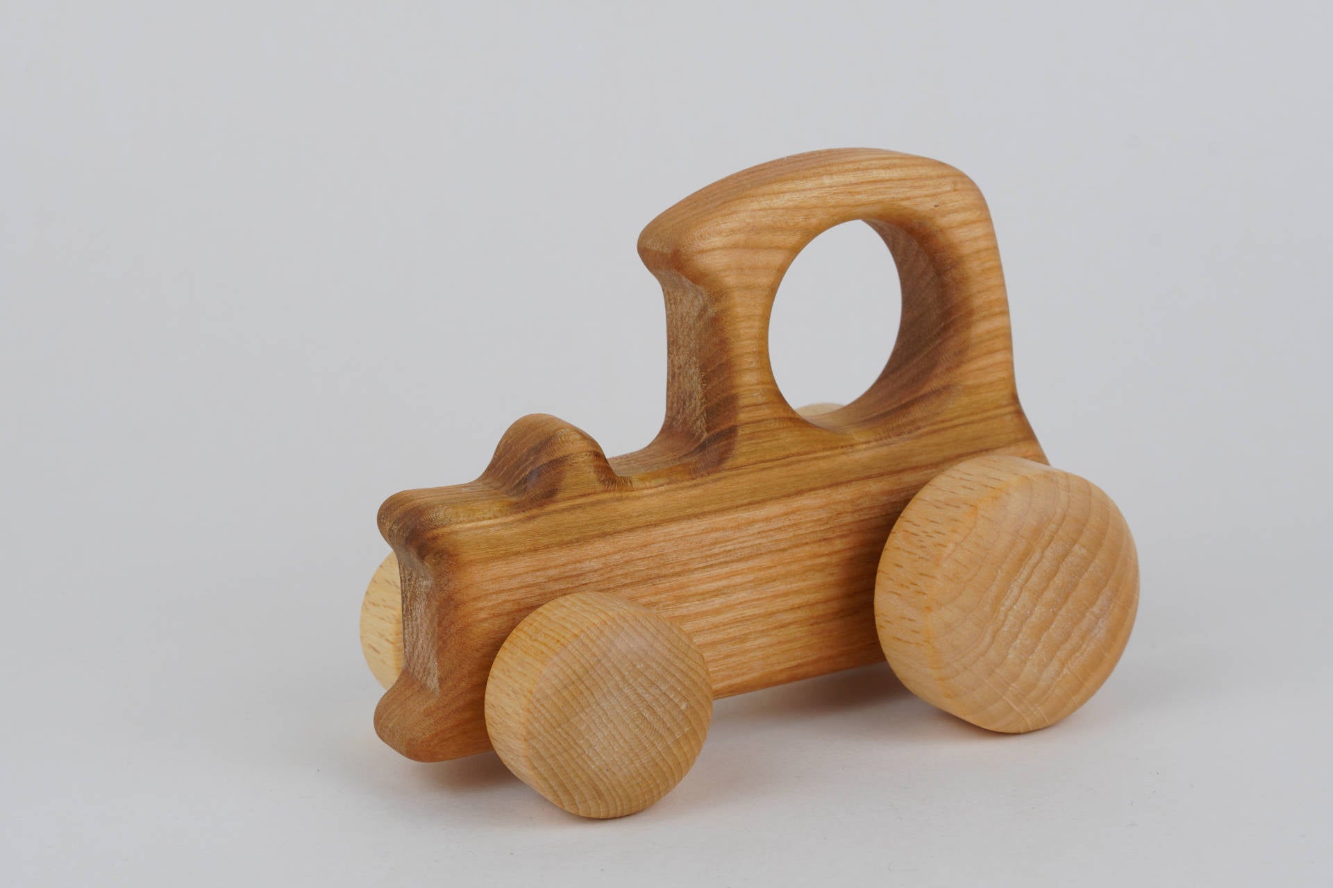 Traktor Kirsche geölt zum Schieben